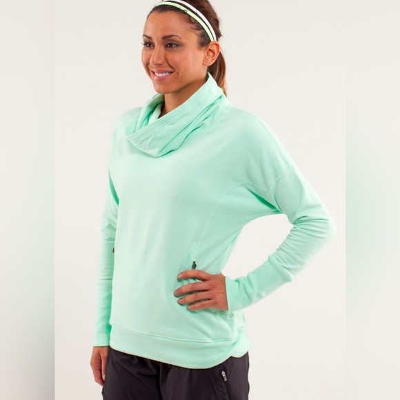 Lululemon Rest Day Pullover Size 4 Teal - Picture 3 of 7